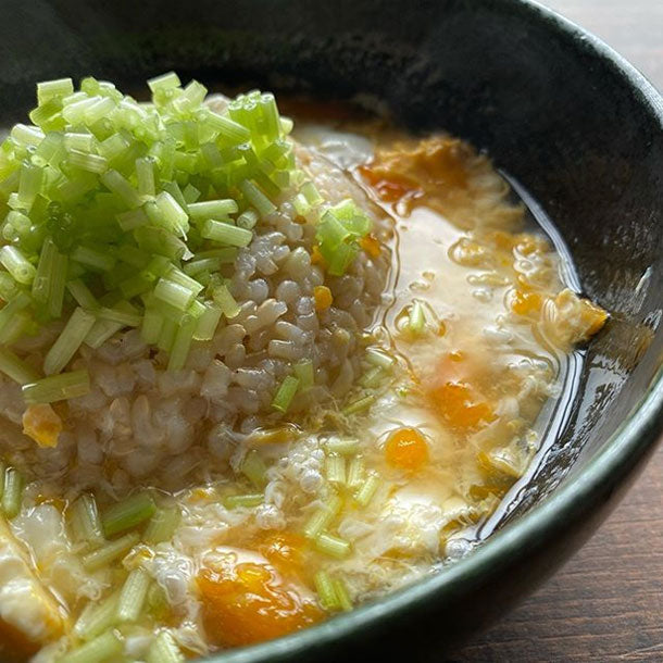 フグ出汁のかき玉 三つ葉乗せ